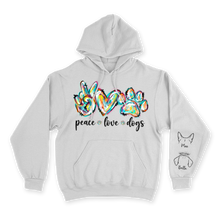 Load image into Gallery viewer, Peace, Love &amp; Dogs - Custom Hoodie